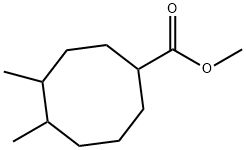 4,5-Dimethylcyclooctanecarboxylic acid methyl ester Struktur