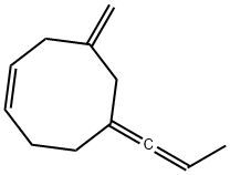 4-Methylene-6-(1-propenylidene)cyclooctene Struktur