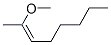2-Methoxy-2-octene Struktur