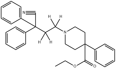 Diphenoxylate-d4 Hydrochloride Struktur