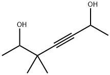 5,5-Dimethyl-3-heptyne-2,6-diol Struktur