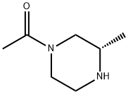 Piperazine, 1-acetyl-3-methyl-, (3S)- (9CI) Struktur