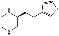 Piperazine, 2-[2-(3-furanyl)ethyl]-, (2S)- (9CI) Struktur