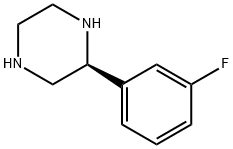 Piperazine, 2-(3-fluorophenyl)-, (2S)- (9CI) Struktur