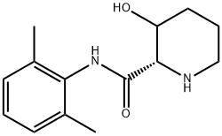 2-Piperidinecarboxamide,N-(2,6-dimethylphenyl)-3-hydroxy-,(2S)-(9CI) Struktur