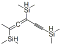 2,4,6-Tris(dimethylsilyl)-2,3-hexadien-5-yne Struktur