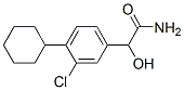 Benzeneacetamide,  3-chloro-4-cyclohexyl--alpha--hydroxy- Struktur