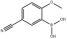 Boronic acid, (5-cyano-2-methoxyphenyl)- (9CI) Struktur