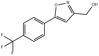 5-[4-(TRIFLUOROMETHYL)PHENYL]-3-ISOXAZOLEMETHANOL Struktur