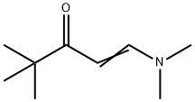 1-(Dimethylamino)-4,4-dimethylpent-1-en-3-one Struktur