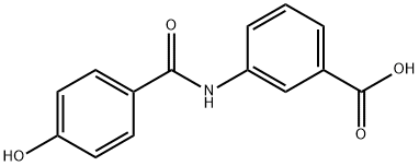 Benzoic acid, 3-[(4-hydroxybenzoyl)amino]- (9CI) Struktur