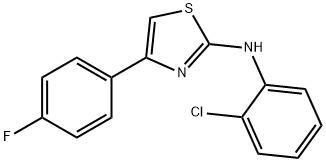 N-(2-chlorophenyl)-4-(4-fluorophenyl)-1,3-thiazol-2-amine|