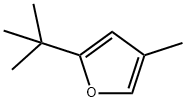 2-tert-Butyl-4-methylfuran Struktur