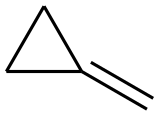 METHYLENECYCLOPROPANE; >98%DISCONTINUED Structure