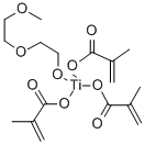 TITANIUM TRIMETHACRYLATE METHOXYETHOXYETHOXIDE Struktur