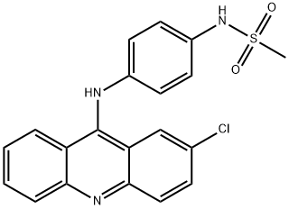 N-[4-[(2-Chloro-9-acridinyl)amino]phenyl]methanesulfonamide Struktur