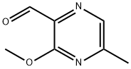 Pyrazinecarboxaldehyde, 3-methoxy-5-methyl- (9CI) Struktur