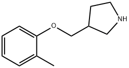 3-o-Tolyloxymethyl-pyrrolidine Struktur