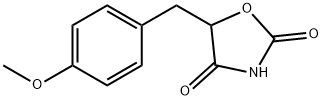 2,4-OXAZOLIDINEDIONE, 5-[(4-METHOXYPHENYL)METHYL]- Struktur