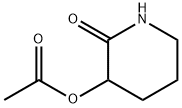 2-Piperidinone,3-(acetyloxy)-(9CI) Struktur