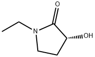 2-Pyrrolidinone,1-ethyl-3-hydroxy-,(3R)-(9CI) Struktur