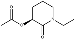 2-Piperidinone,3-(acetyloxy)-1-ethyl-,(3S)-(9CI) Struktur