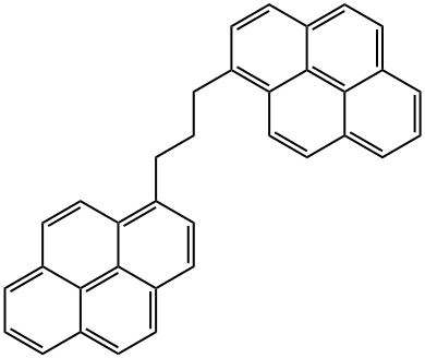 1,3-DI-(2-PYRENYL)PROPANE Struktur