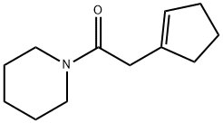 Piperidine, 1-(1-cyclopenten-1-ylacetyl)- (9CI) Struktur