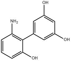 [1,1-Biphenyl]-2,3,5-triol, 6-amino- (9CI) Struktur