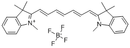 1,1',3,3,3',3'-HEXAMETHYLINDOTRICARBOCYANINE TETRAFLUOROBORATE Struktur