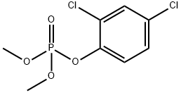 Phosphoric acid dimethyl 2,4-dichlorophenyl ester Struktur