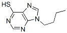 9-(n-butyl)-6-mercaptopurine Struktur