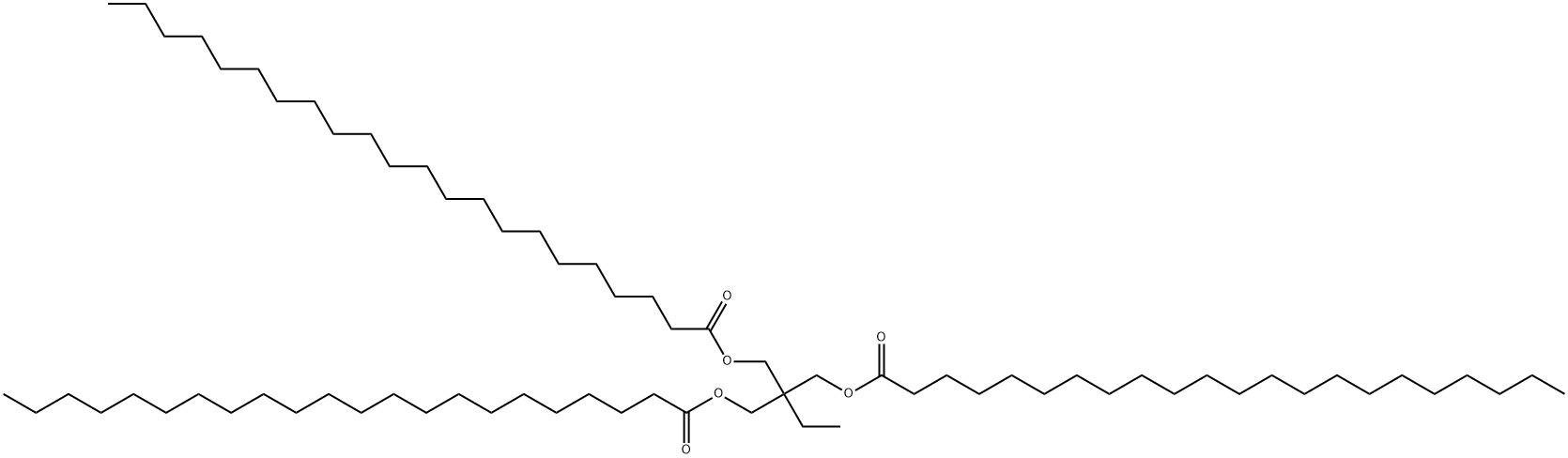 2-ethyl-2-[[(1-oxodocosyl)oxy]methyl]propane-1,3-diyl didocosanoate Struktur