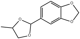 5-(4-methyl-1,3-dioxolan-2-yl)-1,3-benzodioxole  Struktur