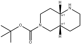 TERT-BUTYL OCTAHYDRO-1,6-NAPHTHYRIDINE-6(7H)-CARBOXYLATE Struktur