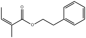 phenethyl 2-methylisocrotonate  Struktur