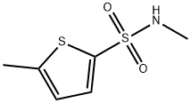 N,5-dimethylthiophene-2-sulfonamide Struktur