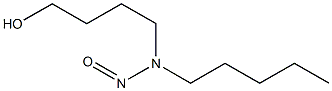 4-(Pentylnitrosoamino)-1-butanol Struktur