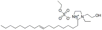 1-ethyl-2-(8-heptadecenyl)-4,5-dihydro-1-(2-hydroxyethyl)-1H-imidazolium ethyl sulphate Struktur