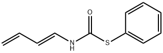 N-[(1E)-buta-1,3-dienyl]-1-phenylsulfanyl-formamide Struktur