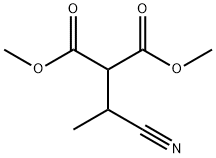 Propanedioic acid, (1-cyanoethyl)-, dimethyl ester (9CI) Struktur