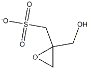 2,3-epoxypropyl methanesulphonate Struktur