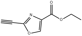 4-Oxazolecarboxylicacid,2-ethynyl-,ethylester(9CI) Struktur