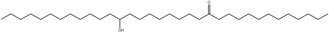 22-Hydroxytetratriacontan-13-one Struktur