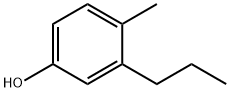 4-Methyl-3-propylphenol Struktur