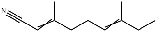 3,7-Dimethyl-2,6-nonadienenitrile Struktur