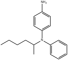 N-(1-Methylpentyl)-N-phenyl-1,4-benzenediamine Struktur