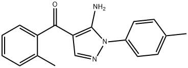 (5-AMINO-1-P-TOLYL-1H-PYRAZOL-4-YL)(O-TOLYL)METHANONE Struktur