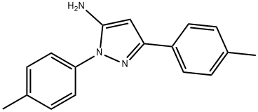 1,3-DI-P-TOLYL-1H-PYRAZOL-5-AMINE Struktur