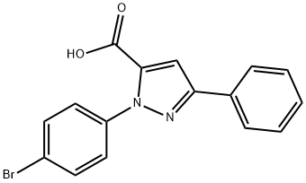 2-(4-BROMO-PHENYL)-5-PHENYL-2H-PYRAZOLE-3-CARBOXYLIC ACID price.